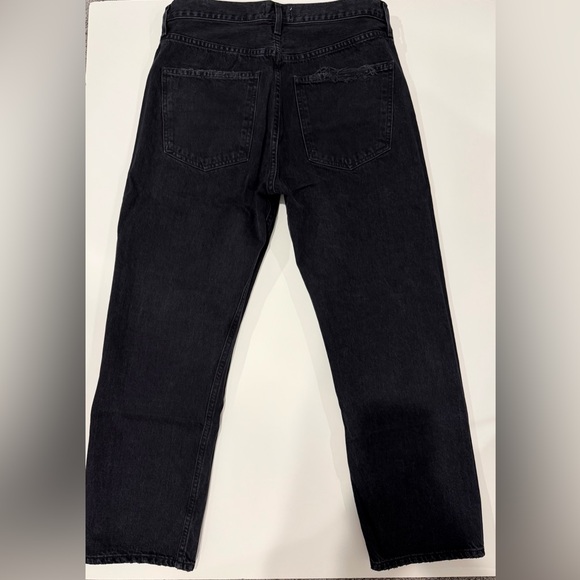 Agolde women’s Black Straight Jeans - Picture 3 of 11